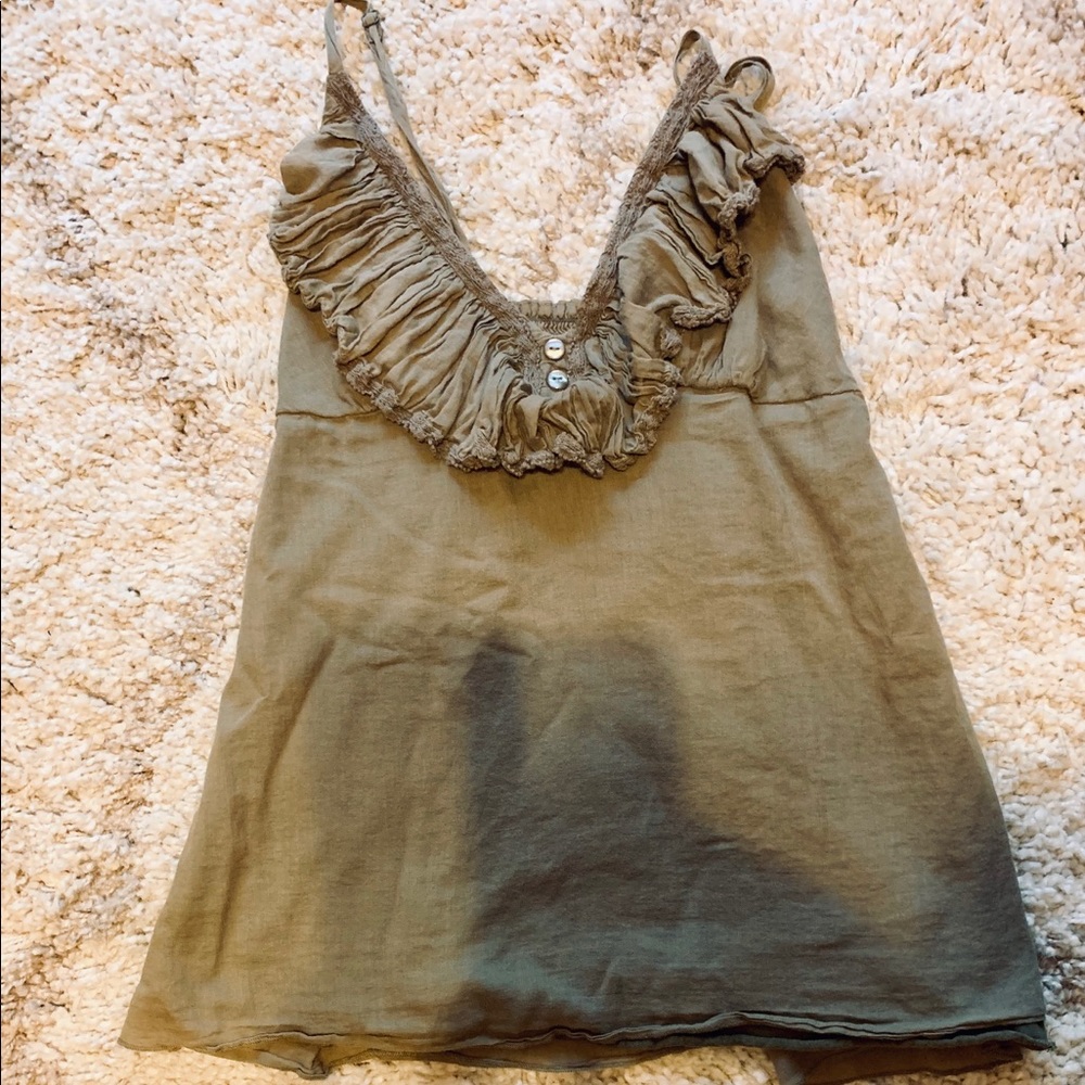 Olive green tanktop